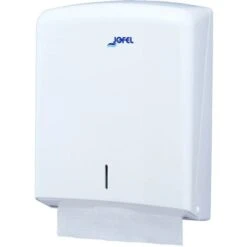 Jofel Ah33000 Dispenser Per Asciugamani Piegati A Z, In Abs, Bianco