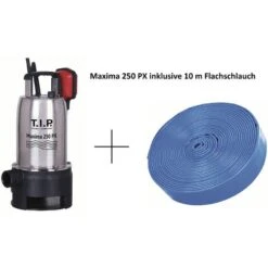 T.I.P. 30266 Pompa Sommersa Per Acque Scure Maxima 250 SX, In Acciaio INOX, Con 10 m Di Tubo Di Scarico, Ø 32 mm, Capacità Fino A 14500 l/h -Stile Bagno 86652083 4