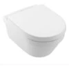Villeroy & Boch Architectura Vaso Senza Brida A Fondo Cavo + Sedile In Duroplast, Fissaggio Nascosto (4694R001-Classic)