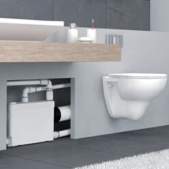 Pompe Di Sollevamento Per Trituratori Trituratore Per WC 700W Per Lavabo, Bagni, Filtro Antiodore HENGMEI -Stile Bagno 88136284 5