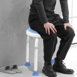 Sedile Per Doccia Sgabello Da Doccia Girevole A 360° Sedia Da Doccia Sgabello Da Bagno Altezza Regolabile Sgabello Da Bagno Supporto HENGMEI -Stile Bagno 88136758 5
