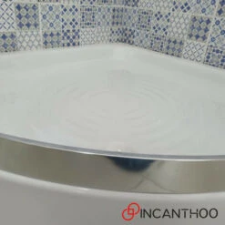 Piatto Doccia Semicircolare 80x80xh11 Cm Bianco In Ceramica -Stile Bagno 88231507 3