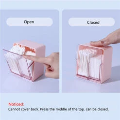 Scatola Portaoggetti Per Tamponi Di Cotone, Organizer Da Bagno Per Tamponi Di Cotone, Barattolo Per Trucco Cosmetico, Gioielli Per Smalto Per Unghie 5 Scatola Portaoggetti Per Tamponi Di Cotone, Organizer Da Bagno Per Tamponi Di Cotone, Barattolo Per Trucco Cosmetico, Gioielli Per Smalto Per Unghie -Stile Bagno 88578328 3