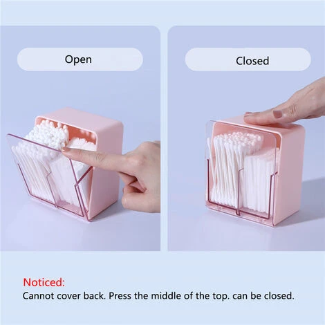 Scatola Portaoggetti Per Tamponi Di Cotone, Organizer Da Bagno Per Tamponi Di Cotone, Barattolo Per Trucco Cosmetico, Gioielli Per Smalto Per Unghie 3 Scatola Portaoggetti Per Tamponi Di Cotone, Organizer Da Bagno Per Tamponi Di Cotone, Barattolo Per Trucco Cosmetico, Gioielli Per Smalto Per Unghie - immagine 3