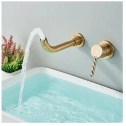 Rubinetto Da Incasso Rea Lungo LONG Brush Gold + BOX -Stile Bagno 88907762 4