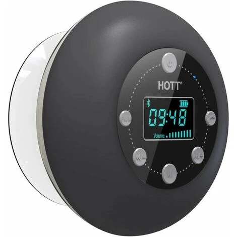 S602 Radio Portatile Per Doccia Altoparlante Bluetooth 5.0, Musica Dab Da Bagno Senza Fili Impermeabile 1 S602 Radio Portatile Per Doccia Altoparlante Bluetooth 5.0, Musica Dab Da Bagno Senza Fili Impermeabile