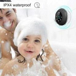 S602 Radio Portatile Per Doccia Altoparlante Bluetooth 5.0, Musica Dab Da Bagno Senza Fili Impermeabile 7 S602 Radio Portatile Per Doccia Altoparlante Bluetooth 5.0, Musica Dab Da Bagno Senza Fili Impermeabile -Stile Bagno 89605115 3