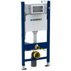 Geberit Pack Telaio Di Sostegno 112cm + Vaso Swiss Aqua Technologies Senza Flangia + Piastra Bianca (SATrimlessGeb3) -Stile Bagno 89778001 5