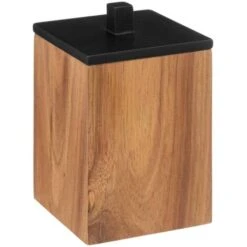 3 Accessori Bagno Blackacia In Acacia Con Vassoio - 5 Five Simply Smart -Stile Bagno 90565714 5