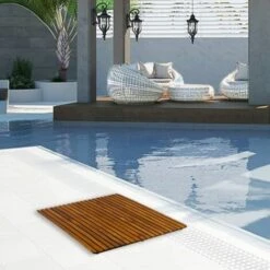 PrixPrime - Piattaforma Ideale Per Doccia E Bagno Con Un Design Quadrato Avvolgibile Di 50 X 50 Cm In Legno Di Teak Certificato 9 PrixPrime - Piattaforma Ideale Per Doccia E Bagno Con Un Design Quadrato Avvolgibile Di 50 X 50 Cm In Legno Di Teak Certificato -Stile Bagno 90822427 5