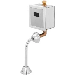 PrixPrime - Pulsante Di Scarico Con Sensore A Infrarossi Per Wc O Orinatoi Con Ingresso Acqua Verticale