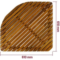 PrixPrime - Piattaforma Ideale Per Doccia E Bagno Di 71 X 71 Cm In Legno Di Teak Certificato 8 PrixPrime - Piattaforma Ideale Per Doccia E Bagno Di 71 X 71 Cm In Legno Di Teak Certificato -Stile Bagno 90823491 4