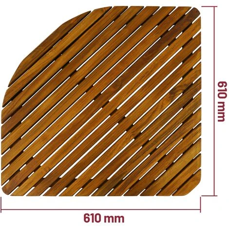 PrixPrime - Piattaforma Ideale Per Doccia E Bagno Di 71 X 71 Cm In Legno Di Teak Certificato 4 PrixPrime - Piattaforma Ideale Per Doccia E Bagno Di 71 X 71 Cm In Legno Di Teak Certificato - immagine 4