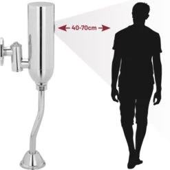 PrixPrime - Pulsante Elettronico Di Scarico Per Wc O Orinatoi Con Sensore A Infrarossi -Stile Bagno 90824409 3