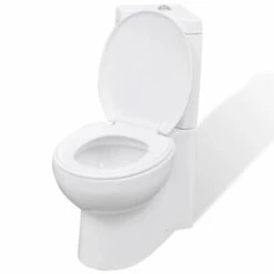 VIDAXL Wc Toilette In Ceramica Per Bagno Bianco