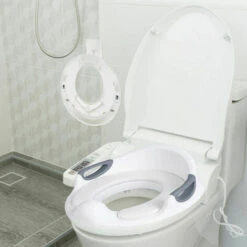 Hengda Sedile WC Per Bambini Con Scopino Sedile WC Per Bambini Con Accessorio WC - Bianco -Stile Bagno 91190780 5