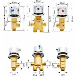 Rubinetto Per Vasca Rubinetti Per Vasca Monocomando Rubinetti Per Doccia Rubinetto Per Bagno Miscelatore Per Acqua Calda E Fredda Miscelatore In Ottone Massiccio Rubinetto Per Miscelatore Con Maniglia -Stile Bagno 91196633 3
