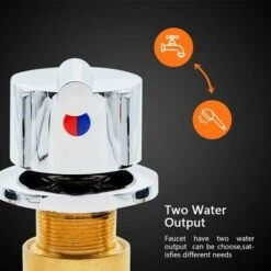 Rubinetto Per Vasca Rubinetti Per Vasca Monocomando Rubinetti Per Doccia Rubinetto Per Bagno Miscelatore Per Acqua Calda E Fredda Miscelatore In Ottone Massiccio Rubinetto Per Miscelatore Con Maniglia -Stile Bagno 91196633 4