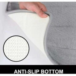 Tappetino Da Bagno In Memory Foam Assorbente E Antiscivolo Lavabile, Memory Foam, 40 X 120 Cm - Grigio -Stile Bagno 91726557 3
