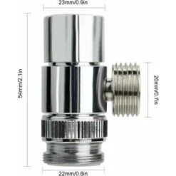 Valvola Di Intercettazione Valvola Ugello Doccia Valvola Di Commutazione Testa In Ottone G1/2 Valvola Di Intercettazione Doccia -Stile Bagno 91729606 3