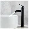Rubinetto Per Lavabo Nero Rubinetto Per Bagno Di Alta Qualità E Resistente 32-42 Mm