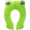 Sedile WC Pieghevole Per Bambini Riduttore WC Per Bambini Impermeabile Portatile Riutilizzabile Antiscivolo Forma Di Rana Da Viaggio (Verde)