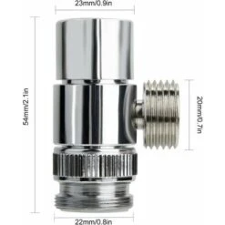 Valvola Di Intercettazione Soffione Doccia In Ottone Valvola Di Commutazione Valvola G1/2 Valvola Di Intercettazione Doccia -Stile Bagno 92054555 3