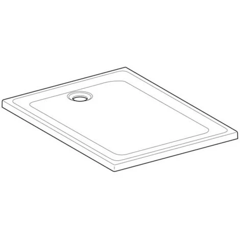 Piatto Doccia Rettangolare Renova 1200x900 Mm Ultrapiatto Per Montaggio Ad Incasso O In Piedi, Antiscivolo Geberit 2 Piatto Doccia Rettangolare Renova 1200x900 Mm Ultrapiatto Per Montaggio Ad Incasso O In Piedi, Antiscivolo Geberit - immagine 2