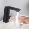 Lonheo Rubinetto Ad Infrarossi Automatico Con Sensore, Miscelatore Moderna Per Lavabo Bagno Nero