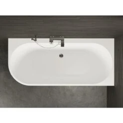 CAPRI DROITE, Vasca A Parete Destra L 170 X L 76 Cm -Stile Bagno 93423787 3