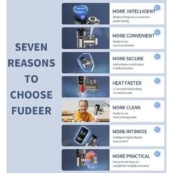 Connettore Del Rubinetto Dell'acqua Calda Elettrico Installazione Dell'adattatore Del Rubinetto Dell'acqua Calda Istantanea 220 V Scaldabagno Istantaneo 3400 W -Stile Bagno 93930701 3