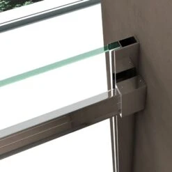 Doporro® Box Doccia 90x130x195cm, Cabina Doccia Con Porta Scorrevole Vetro Di Sicurezza ESG Vetro Trasparente Incluso Rivestimento Facile Da Pulire Ravenna17k -Stile Bagno 94235399 4