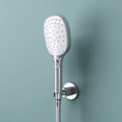 Doporro® Soffione Doccia Multifunzionale Ad Alta Pressione, Doccetta Massaggio Risparmio Idrico Per Bagno In 3 Getti, Argento -Stile Bagno 94235777 3