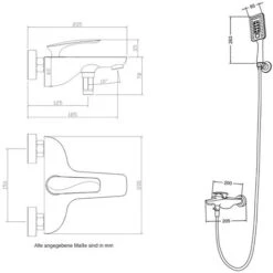 Doporro® Soffione Doccia Multifunzionale Ad Alta Pressione, Doccetta Massaggio Risparmio Idrico Per Bagno In 3 Getti, Argento -Stile Bagno 94235777 5