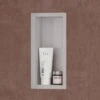 Doporro® Nicchia Doccia A Parete 15x30x8.3cm, Nicchia Bagno Doccia A Muro A Incasso In Acciaio Inox, Argento