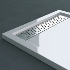 Doporro® Piatto Doccia 80x100x5cm, Piatto Doccia Rettangolare In Acrilico Xetro04W, Bianco -Stile Bagno 94236687 3