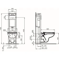IDEAL STANDARD Eurovit Wc Sospeso Codice Prod: V390601 -Stile Bagno 94240139 5