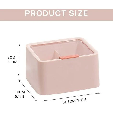 Stoccaggio Di Tamponi Di Cotone, Dispenser Di Tamponi Di Cotone Diviso Portatile Da 1 Pezzo Dispenser Di Tamponi Di Cotone A 2 Scomparti Scatola Di Immagazzinaggio Di Tamponi Di Cotone Con Coperchio T 2 Stoccaggio Di Tamponi Di Cotone, Dispenser Di Tamponi Di Cotone Diviso Portatile Da 1 Pezzo Dispenser Di Tamponi Di Cotone A 2 Scomparti Scatola Di Immagazzinaggio Di Tamponi Di Cotone Con Coperchio T - immagine 2