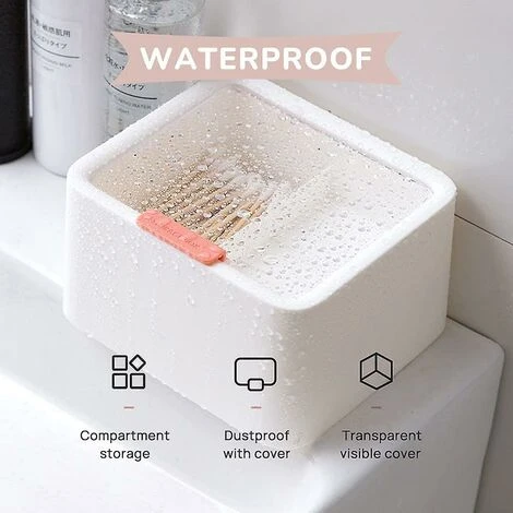 Stoccaggio Di Tamponi Di Cotone, Dispenser Di Tamponi Di Cotone Diviso Portatile Da 1 Pezzo Dispenser Di Tamponi Di Cotone A 2 Scomparti Scatola Di Immagazzinaggio Di Tamponi Di Cotone Con Coperchio T 4 Stoccaggio Di Tamponi Di Cotone, Dispenser Di Tamponi Di Cotone Diviso Portatile Da 1 Pezzo Dispenser Di Tamponi Di Cotone A 2 Scomparti Scatola Di Immagazzinaggio Di Tamponi Di Cotone Con Coperchio T - immagine 4