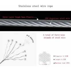 Stendibiancheria Retrattile, Stendibiancheria In Acciaio Inossidabile Da 4,2 M Stendibiancheria Retrattile Senza Pugno Con Corda Regolabile Asciugatura Per Interni Ed Esterni,Bianca 8 Stendibiancheria Retrattile, Stendibiancheria In Acciaio Inossidabile Da 4,2 M Stendibiancheria Retrattile Senza Pugno Con Corda Regolabile Asciugatura Per Interni Ed Esterni,Bianca -Stile Bagno 94289405 4