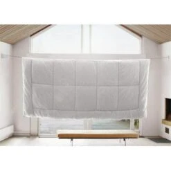 Stendibiancheria Retrattile, Stendibiancheria In Acciaio Inossidabile Da 4,2 M Stendibiancheria Retrattile Senza Pugno Con Corda Regolabile Asciugatura Per Interni Ed Esterni,Bianca 9 Stendibiancheria Retrattile, Stendibiancheria In Acciaio Inossidabile Da 4,2 M Stendibiancheria Retrattile Senza Pugno Con Corda Regolabile Asciugatura Per Interni Ed Esterni,Bianca -Stile Bagno 94289405 5