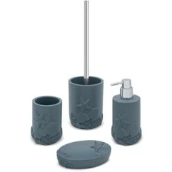 Dispenser Sapone Liquido Da Appoggio In Resina Turchese Cobalto Coral -Stile Bagno 94570711 5