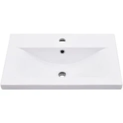 Nova Telaio In Ferro Bianco Per Lavabo Da Bagno Con Lavabo Integrato Varie Misure Dimensioni : 59 X 38 X 83 Cm -Stile Bagno 94836275 5