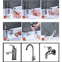 Ways Shut Off Rubinetto Doccia Deviatore Deviatore Ottone Cromato Adattatore Deviatore Doccia Valvola Interruttore Per Cucina O Bagno Lavandino Lavatrice M22 X M24 -Stile Bagno 94928485 3