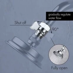 Valvola Di Intercettazione In Rame - Per Soffione Doccia, Per Regolare La Temperatura Dell'acqua In Modo Semplice E Non ITequente -Stile Bagno 94928626 4