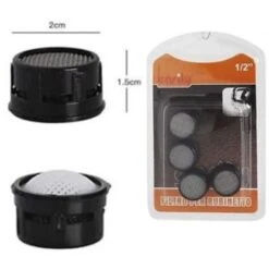 Trade Shop - Filtro Rubinetto 4pz Rompigetto Areatore Lavandino Bagno Cucina 1/2