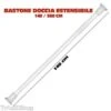 Trade Shop - Bastone Asta Telescopica Per Doccia Tenda Armadio Estensibile Da 140 A 260 Cm