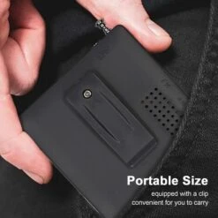 INDIN BC-R60 AM FM Radio Tascabile Portatile Alimentata A Batteria Mini Lettore Musicale Radio Alimentato Da 2 Batterie AA Altoparlante Wireless Per Casa E All'aperto -Stile Bagno 95223593 5