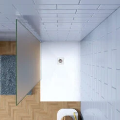 Walk In Parete Fissa Per Doccia In Vetro Temperato 6 Mm Satinato Opaco Anticalcare 65x195cm -Stile Bagno 95401341 3