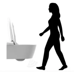 TOILETTE GIAPPONESE WC INTELLIGENTE SOSPESO NASHI PACK EOS PRO CON CORNICE E PULSANTE -Stile Bagno 95447071 5